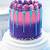 pink and purple cake ideas