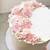 pink and white birthday cake ideas