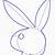 playboy bunny drawing step by step