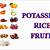 potassium rich fruits