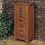 powell mission oak jewelry armoire