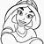 princess jasmine and aladdin coloring pages