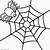 printable spider web coloring page