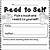 read to self worksheet