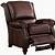 reclining armchair leather