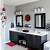 red and silver bathroom ideas