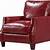 red leather armchairs