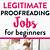 remote proofreading jobs canada part time