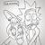 rick and morty outline drawing