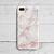 rose gold marble iphone se case