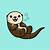 sea otter drawing cute