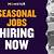 seasonal jobs hiring now nyc