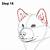 shiba inu drawing step by step