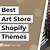 shopify art stores