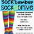 sock drive flyer template