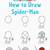 spider man how to draw step by step