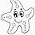 starfish coloring pages for preschoolers