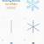 step by step how to draw a snowflake