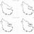 step by step how to draw a wolf easy