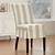 striped chair covers dining rooms