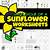 sunflower worksheets
