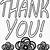 thank you note coloring page