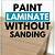 the laminate paint