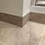 tile floor and baseboard