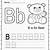 trace the letter b worksheets