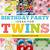 twin 1 year old birthday party ideas