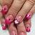 valentine nails with hearts