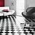vinyl flooring black and white patterns