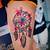 watercolor dreamcatcher tattoos