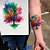 watercolor tattoos of trees