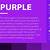 what does color purple represent