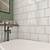 white bathroom tiles homebase