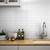 white porcelain kitchen wall tiles