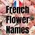 wild flower names in french