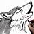 wolf howling drawing easy step by step