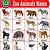 zoo animals list with pictures