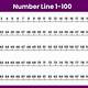 1-100 Number Line Free Printable