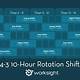 10 Hour Rotating Shift Template