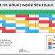 10-hour Shift Schedule Template Excel