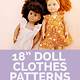 18 Inch Doll Clothes Patterns Free