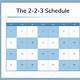 2-2-3 Parenting Schedule Template