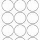 2in Circle Label Template