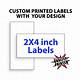 2x4 Inch Label Template