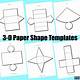 3d Paper Shape Templates