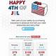 4th July Email Templates