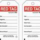 5s Red Tag Template
